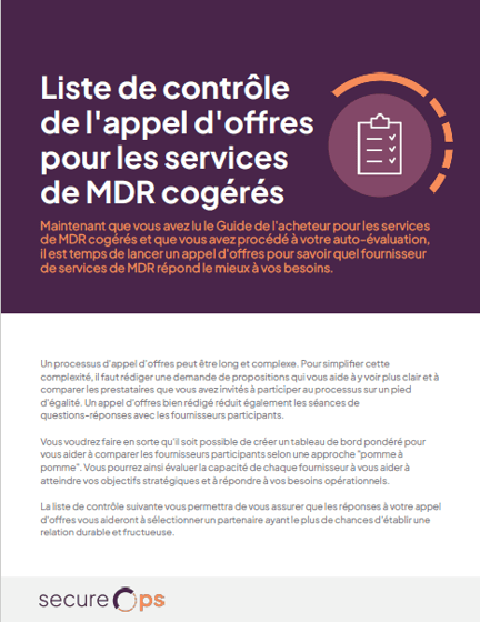 FR RFP Checklist for Co-Managed MDR